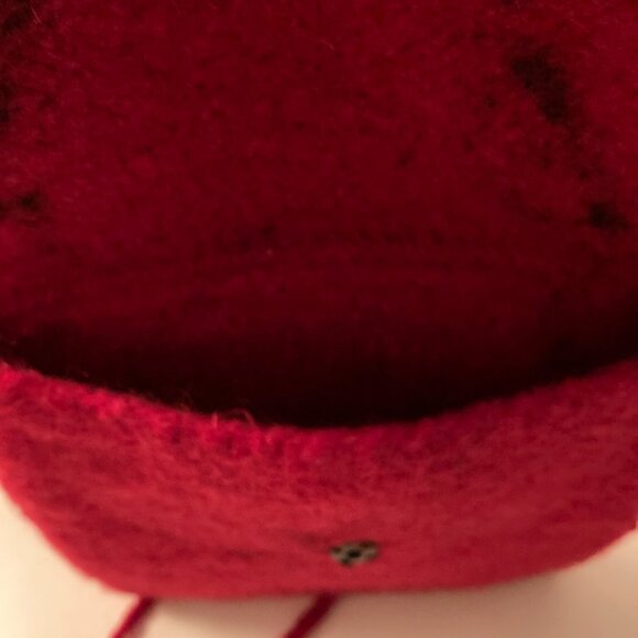 Artisan floral wool purse - Picture 5 of 13